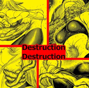 Cover image of Destruction Destruction – The Strangled heroin’s total defeat