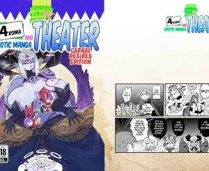 Cover image of Monster Girl Quest! 4-Koma & Erotic Manga Theater: Carnal Desires Edition