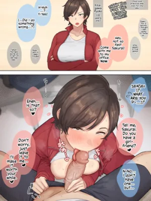 Cover image of The story of a sexually active female teacher who can no longer control her desire to have sex with her favorite student in her club