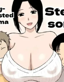 Cover image of BUSTY MOM AND HER STEPSONS